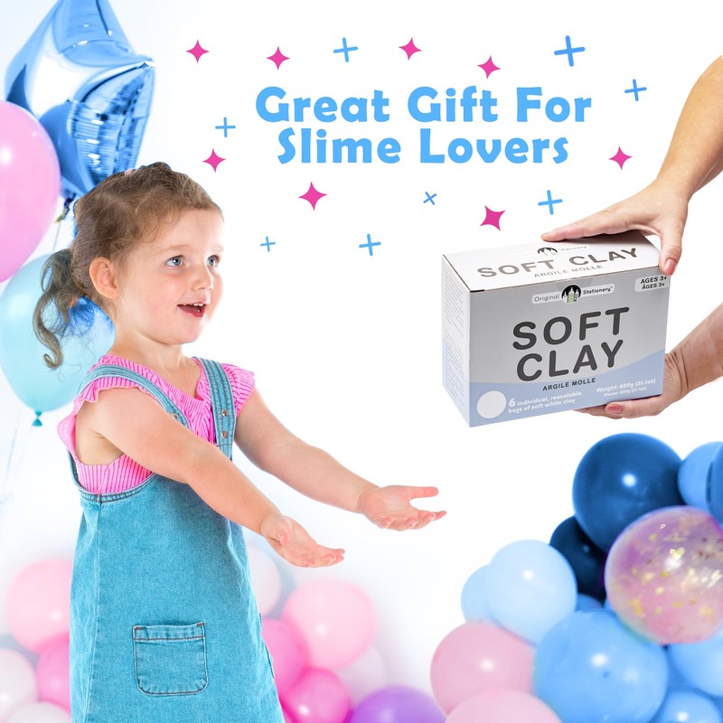 Original Stationery Soft Clay for Slime Making - Moldable Modeling