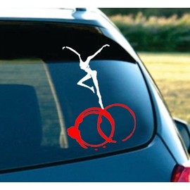3LEGENDS LLC Dave M. Decal Sticker Vinyl Car Home Truck Window Laptop 6" White/RED