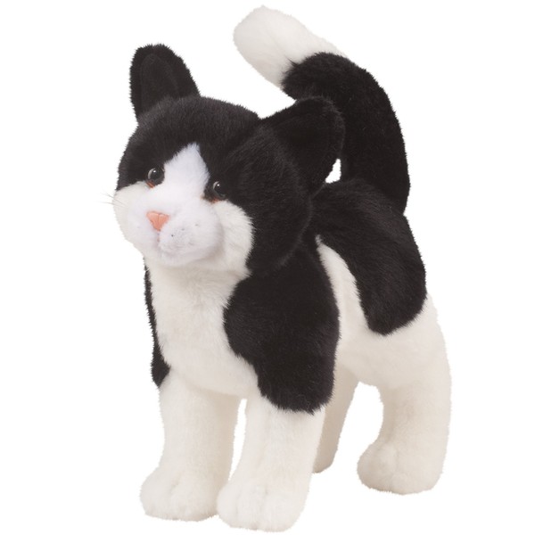 Douglas Scooter Black & White Cat Plush Stuffed Animal