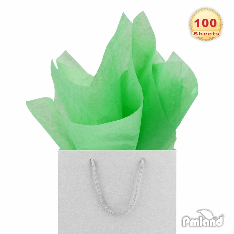 PMLAND Premium Quality Gift Wrapping Paper - Grass Green -