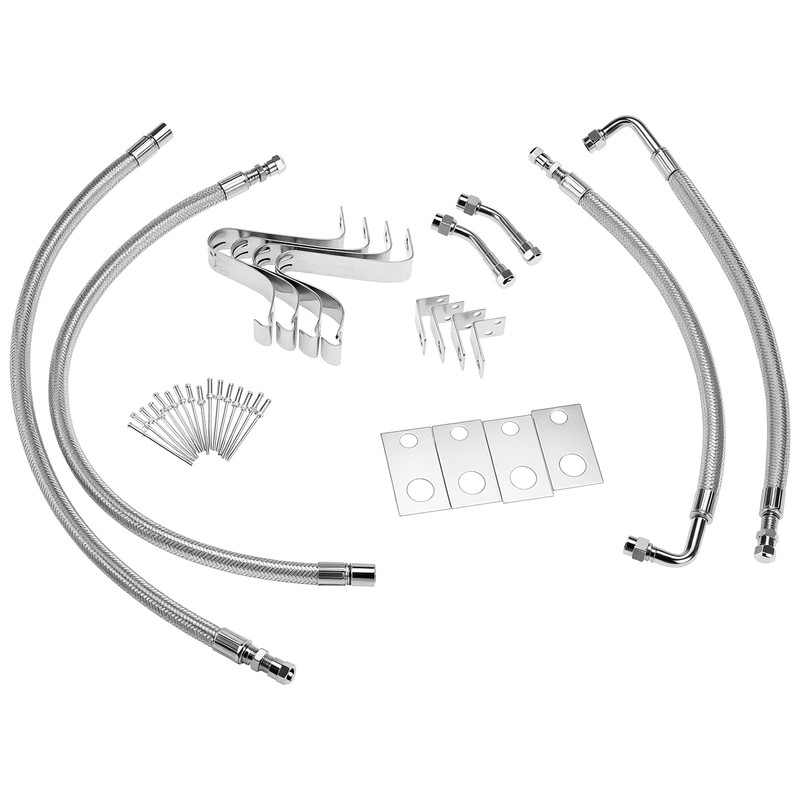 QWORK Dually Valve Stem Extenders Kit for 16-19.5" Dual Wheels