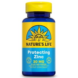 Natures Life Protecting Zinc 30mg 100 tablets / Natures Life 프로텍팅 징크 30mg 100정