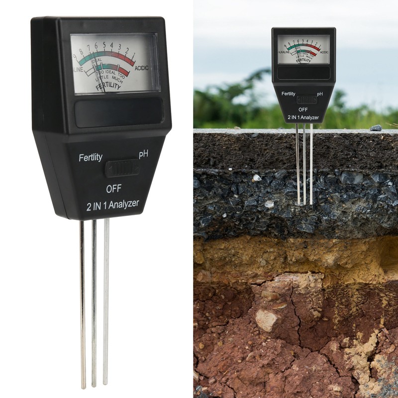 3 in 1 Soil Tester Soil Moisture PH Illumination Meter