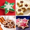Star Cookie Cutter Set, 5-Piece Star Shape, Stainless Steel Cookie
