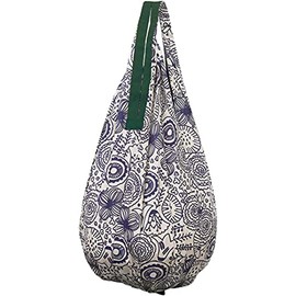 Marna Shupatto S460F Compact Bag, Drop (Flower Pattern), Eco Bag, Shupatto Folding (Drop Vertical/Durable)