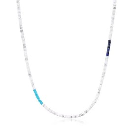 COAI Gemstone Surfer Necklace, Howlite