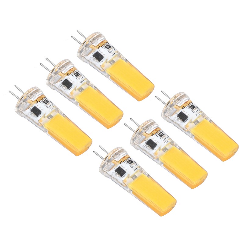 6 Pieces G4 LED Bulbs 9W Dimmable COB Lamp 500LM