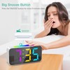 ORIA Alarm Clock for Bedroom, Digital Clock with Night Light,