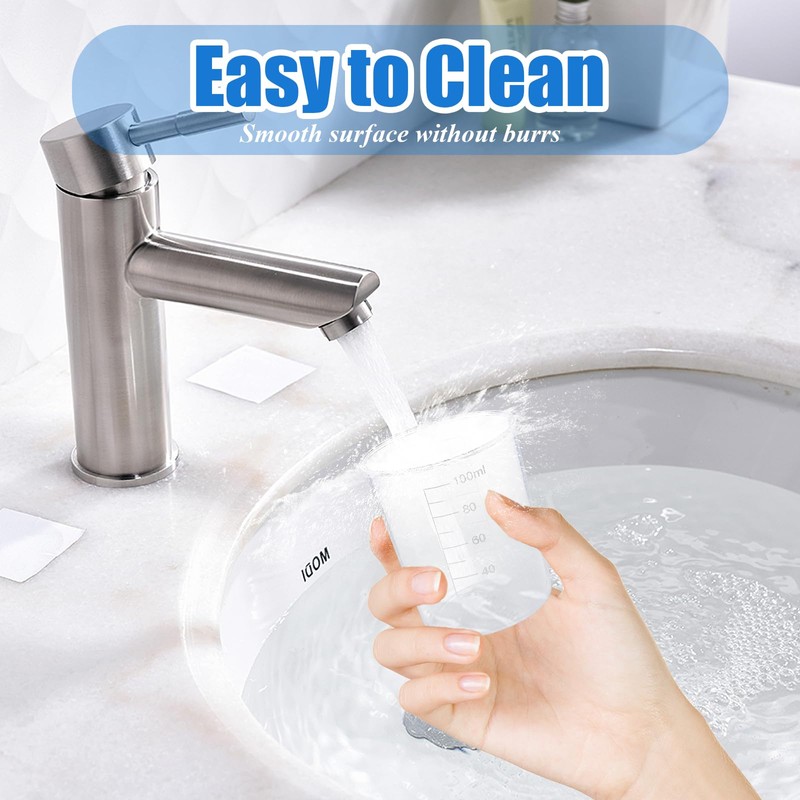 Plastic Measuring Cups, 30ml 50ml 100ml Resin Epoxy Mixing Cups,