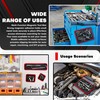 C&T 4-Piece Magnetic Tool Mat Set, Flexible Magnetic Mats in