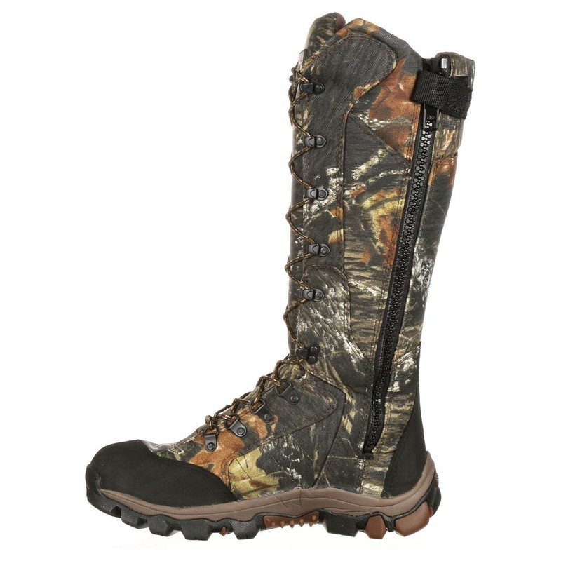 ROCKY Lynx Waterproof Snake Boot, Mossy Oak Break Up, Size