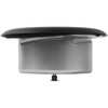 Repa Market ø4" Inch Anthracite Steel Exhaust Diffuser with Flange