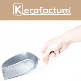 Kerafactum Tea Shovel Handy Shovel Handy Flour Shovel Sack Shovel Small Food Scoop Sack Food Flour Sugar Tea Scoop Non Rusting 26 cm Glossy Design 320 ml