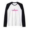 Pink Flamingo Raglan Baseball Tee