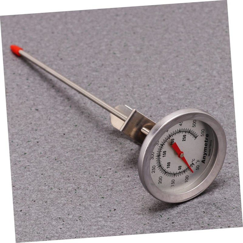 STOBAZA 1pc Stainless Steel Barbecue Thermometer Dial Baking Thermometer for