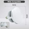 MOUNTDOG 85W 5700K E27 Socket LED Bulbs with Remote LED