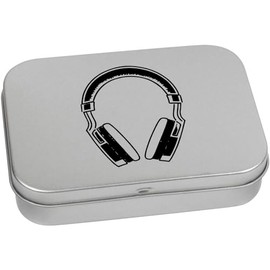 Azeeda 110mm 'Wireless Gaming Headset' Metal Hinged Tin/Storage Box (TT00224914)
