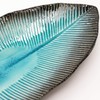 Ichikyu Mino Ware Leaf Shaped Oval Plate, Approx. 13.0 x