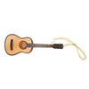 Guitar Model Lifelike Decorative Wooden Miniature Guitar Ornament for Christmas