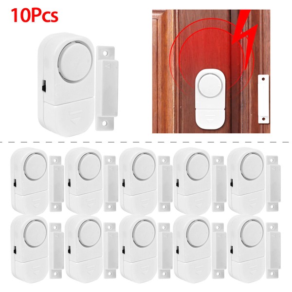 iMounTEK 10PCS Wireless Home Window Door Burglar Security Alarm System