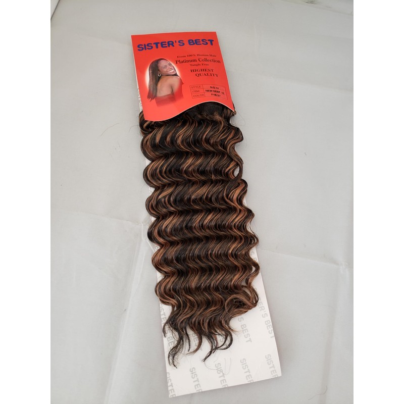 Sisters Best Platinum Collection New Deep Wave Human Synthetic Hair