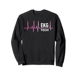 EKG Tech Electrocardiogram ECG Technician Monitor Tech Sweatshirt