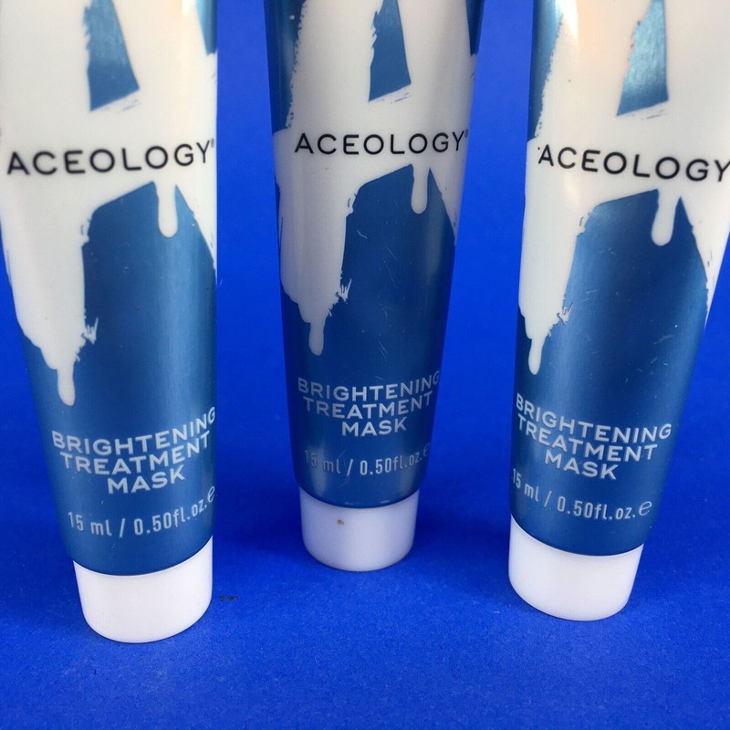 Aceology Brightening Treatment Mask 0.50 oz (Lot of 3)