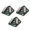 ANKROYU 3PCS Diamond Grinding Shoes, Trapezoid Concrete Grinder with 2