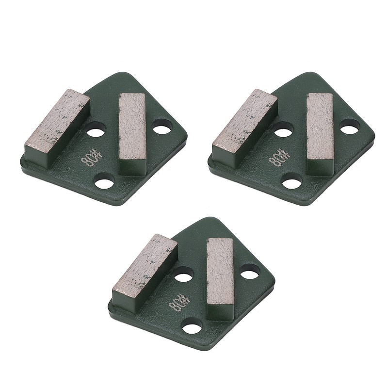ANKROYU 3PCS Diamond Grinding Shoes, Trapezoid Concrete Grinder with 2