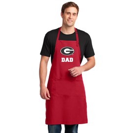 Large University of Georgia Dad Mens Apron or Aprons Top Georgia Bulldogs Dad Gift for Him