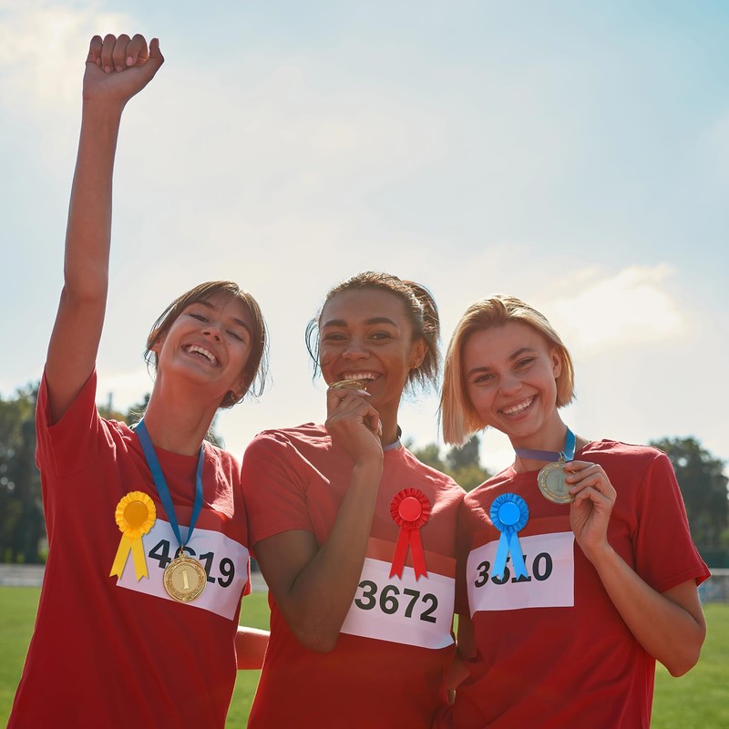 PATIKIL 60 Pcs Award Ribbons, 1st, 2nd, 3rd Place Winner
