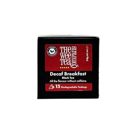 The Wee Tea Company Decaf Breakfast Tea, Imported From Scotland 15 Biodegradable Teabags, Premium Hand-Blended