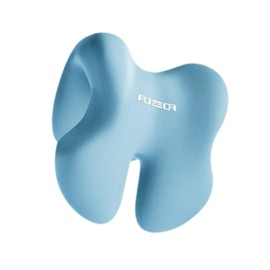 Perfeclan Kopfstütze für Bürostuhl, Nackenkissen, Mittagspausenkissen, Abnehmbarer Bezug, Memory Foam, Nackenkissen für Reisen, Schlafzimmer, Zuhause, Auto, Blau