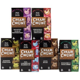 Char Crust Dry-Rub Seasoning, Popular Assortment Holiday Cooking Pack for Grilling and Entertaining, 6 Count