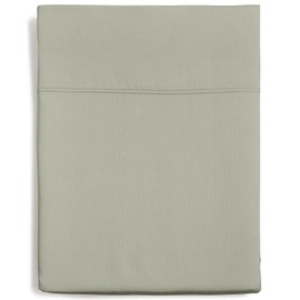 Hotel Collection Supima Cotton 825-Thread Count Extra Deep Flat Sheet KING Leaf