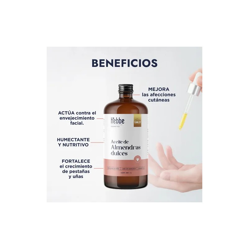 Aceite De Almendras Dulces 100% Puro Hidratante Crecimiento De Uñas