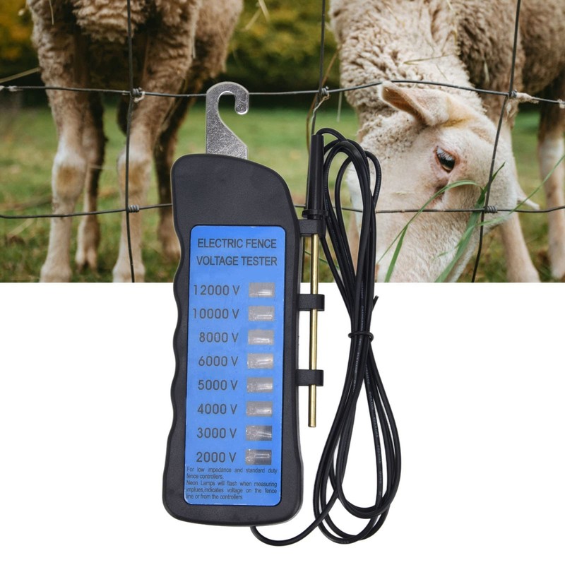 Electric Fence Tester, Voltage Measuring Instrument, Voltage Check, For Agricultural