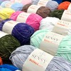 Sensy Velvet Slim Yarn for Crocheting, Baby Blanket Yarn, Chenille