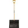True Temper 1640700 Steel Snow Shovel with D-Grip Hardwood Handle