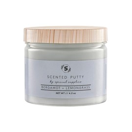 Special Supplies Scented Therapy Putty Dough - Natural Aromatherapy and Meditation Relaxation Gifts for Women, Kids and Adults - Non-Stick: Scent- Bergamot + Lemongrass (4.5 oz)