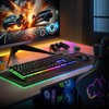 RisoPhy Wireless Gaming Keyboard and Mouse Combo, Metal Panel, 7