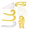 7pcs Sewing Rulers Kit French Curve Drafting Drawing Template Straight