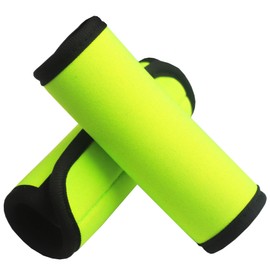GOWRAPS Luggage Handle Wrap 2 Pack Luggage Handle Wraps for Suitcase Bright Neoprene Luggage Handle Covers/Extender/Identifiers-Travel Accessories Must Haves (Yellow-2 Pack)