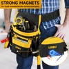 Tool Belt,Magnetic Tool Pouch,14-Pockets Tool Belts for Men,Detachable & Adjustable
