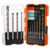 Truper JBAC-11, Juego de brocas para metal y concreto, 11