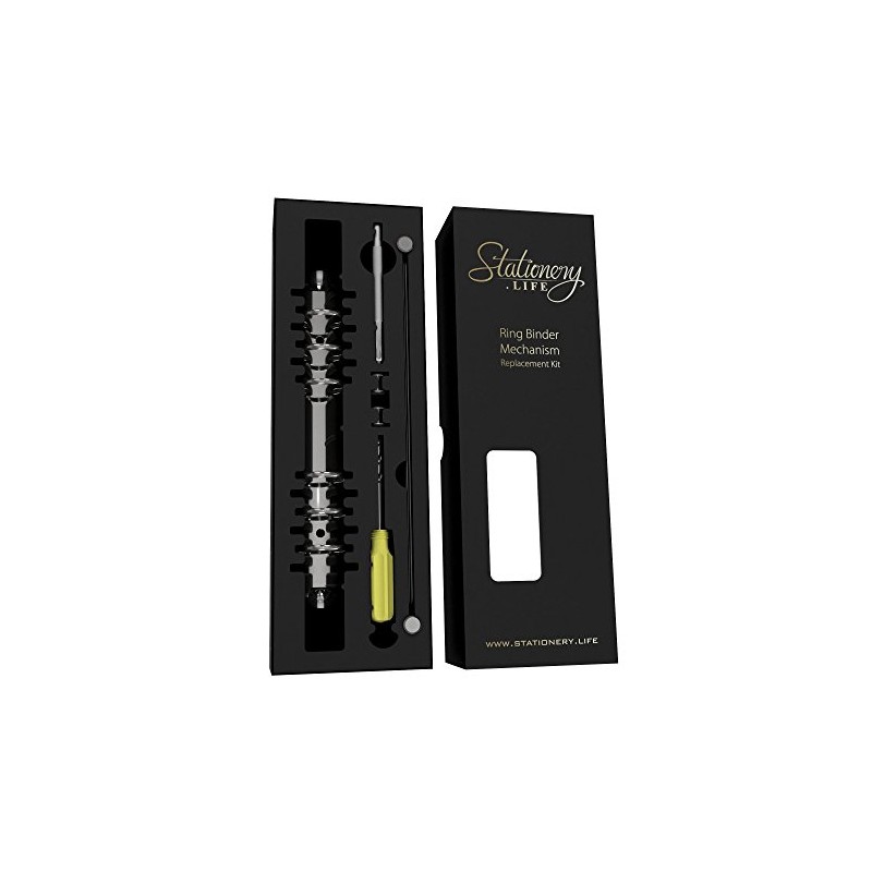 Stationery.Life Ring Binder Mechanism Replacement Kit for Personal Organizers Planners