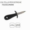 Fackelmann 43780 Coltello per ostriche, Acciaio Inossidabile, Grigio, 16 x