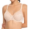 HACI Women's Unlined Minimizer Bra Full Coverage Deep V Underwire
