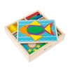 Melissa & Doug Beginner Wooden Pattern Blocks Educational Toy With