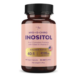Inositol Fem 9 En 1 Suplemento Completo 180 Cpsulas